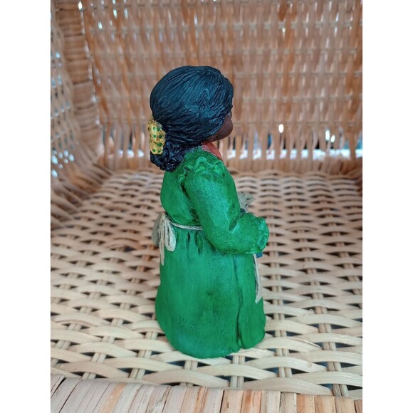 African American Figurine JP Resin Hand Painted Young Girl Lamb Pleasants - Picture 7 of 13